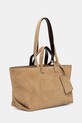 A.P.C. torebka damska zamszowa LE DRUMMER PXCDB.F67057 beżowy SS26