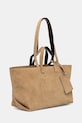 A.P.C. torebka damska zamszowa LE DRUMMER PXCDB.F67057 beżowy SS26