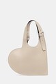 Coperni torebka skórzana Heart gładkie beżowy COPBA112F6066