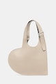 Coperni torebka skórzana Heart gładkie beżowy COPBA112F6066