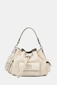 ERMANNO Firenze torebka worek damska z imitacji skóry beżowy 12402103