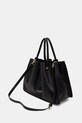 Akcesoria ERMANNO Firenze torebka shopper damska z imitacji skóry 12402132 czarny