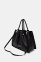 Akcesoria ERMANNO Firenze torebka shopper damska z imitacji skóry 12402132 czarny