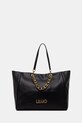 Liu Jo torebka shopper damska z imitacji skóry czarny AA6116.E0958