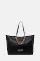 Liu Jo torebka shopper damska z imitacji skóry czarny AA6116.E0958