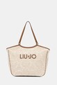 Liu Jo torebka tote damska bawełniana beżowy AA6208.J3865