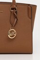 Kožená kabelka MICHAEL Michael Kors hnedá 30R6GQ6S2L