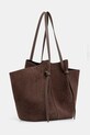 Yuzefi torebka shopper damska zamszowa XL MOCHI YUZRS26.HB.XLM.S026 brązowy AA00