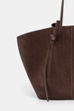 Yuzefi torebka shopper damska zamszowa XL MOCHI brązowy YUZRS26.HB.XLM.S026