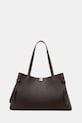 Кожена чанта Yuzefi GYOZA TOTE гладка кожа кафяв YUZPF25.HB.GZT.L038