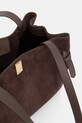 Yuzefi torebka damska zamszowa GYOZA TOTE YUZRS26.HB.GZT.S026 brązowy