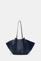 Yuzefi torebka shopper damska skórzana LARGE MOCHI granatowy YUZSS26.HB.LM.L063