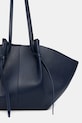 Akcesoria Yuzefi torebka shopper damska skórzana LARGE MOCHI YUZSS26.HB.LM.L063 granatowy