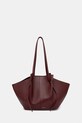 Yuzefi torebka shopper damska skórzana LARGE MOCHI bordowy YUZSS26.HB.LM.L071
