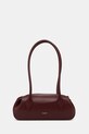 Yuzefi kabelka typu baguette dámska kožená OYSTER SHOULDER BAG MINI burgundské YUZSS26.HB.OSM.L071