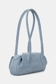 Yuzefi torebka bagietka damska zamszowa OYSTER SHOULDER BAG MINI YUZSS26.HB.OSM.S027 niebieski SS26