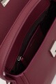 Calvin Klein crossbody kabelka dámská z imitace kůže LV04F3425G burgundské