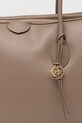 Calvin Klein kabelka typu shopper dámska z imitácie kože béžová LV04F3368G