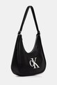 Calvin Klein geantă baguette damskă cu imitație de piele LV04F3427G negru SS26