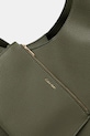 Calvin Klein vaková kabelka dámská z imitace kůže LV04F3596G zelená