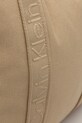 Calvin Klein kabelka typu tote dámska bavlnená béžová LV04F3463G