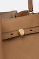 Tory Burch torebka skórzana Romy beżowy 179986.
