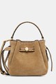 Tory Burch kabelka typu vak dámska semišová Romy béžová 183173