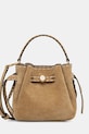 Tory Burch kabelka typu vak dámska semišová Romy béžová 183173