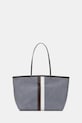 Tory Burch torebka tote damska z imitacji skóry The Racer niebieski 178726