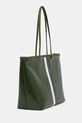 Tory Burch torebka tote damska z imitacji skóry The Racer 178726 zielony SS26