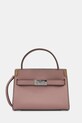 Tory Burch torebka skórzana Lee Radziwill skóra licowa różowy 178963