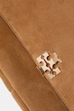 Tory Burch torebka zamszowa Charlie żółty 184125
