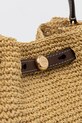 Tory Burch torebka worek damska pleciona Romy beżowy 178665