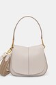 Gianni Chiarini torebka skórzana HELENA ROUND skóra licowa beżowy BS.11086.TKL.NAMCP