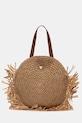Plážová taška Twinset zmestí A4 béžová 261LB7BAA