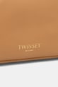 Twinset torebka skórzana brązowy 999TB7012