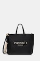 Twinset torebka nadruk czarny 261TB7520