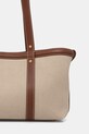 Akcesoria Trussardi Torebka shopper damska bawełniana Z774E006475N beżowy