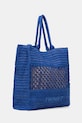 Twinset geantă de plajă pentru femei împletită 261LM8ACC albastru SS26