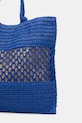 Accesorii Twinset geantă de plajă pentru femei împletită 261LM8ACC albastru