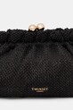 Twinset geantă plic pentru femei împletită negru 261TD8280