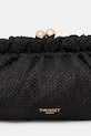 Twinset geantă plic pentru femei împletită negru 261TD8280
