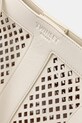 Twinset torebka skórzana 261TD8550 beżowy