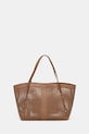Twinset torebka skórzana skóra licowa brązowy 261TD8550