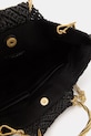 Twinset geantă croissant pentru femei împletită 261TD8320 negru