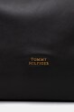 Tommy Hilfiger torebka shopper damska skórzana czarny AW0AW18376