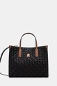 Tommy Hilfiger klasična torbica ženska iz umetnega usnja črna AW0AW18393