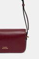 Akcesoria Tommy Hilfiger listonoszka damska skórzana AW0AW18399 bordowy