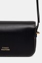 Akcesoria Tommy Hilfiger listonoszka damska skórzana AW0AW18399 czarny