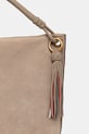 Tommy Hilfiger μικρή Τσάντα γυναικεία από δέρμα σουέτ μπεζ AW0AW18402